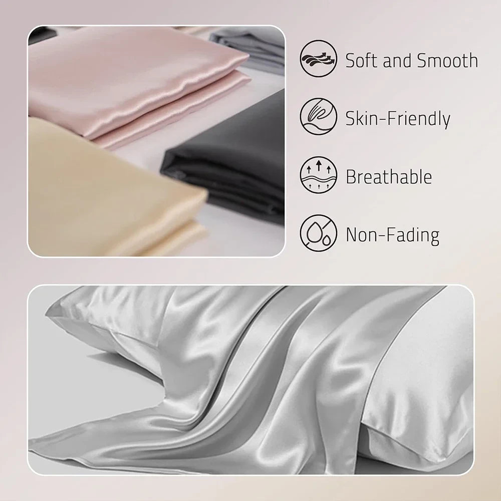Mulberry Silk Pillowcase Hidden Zipper