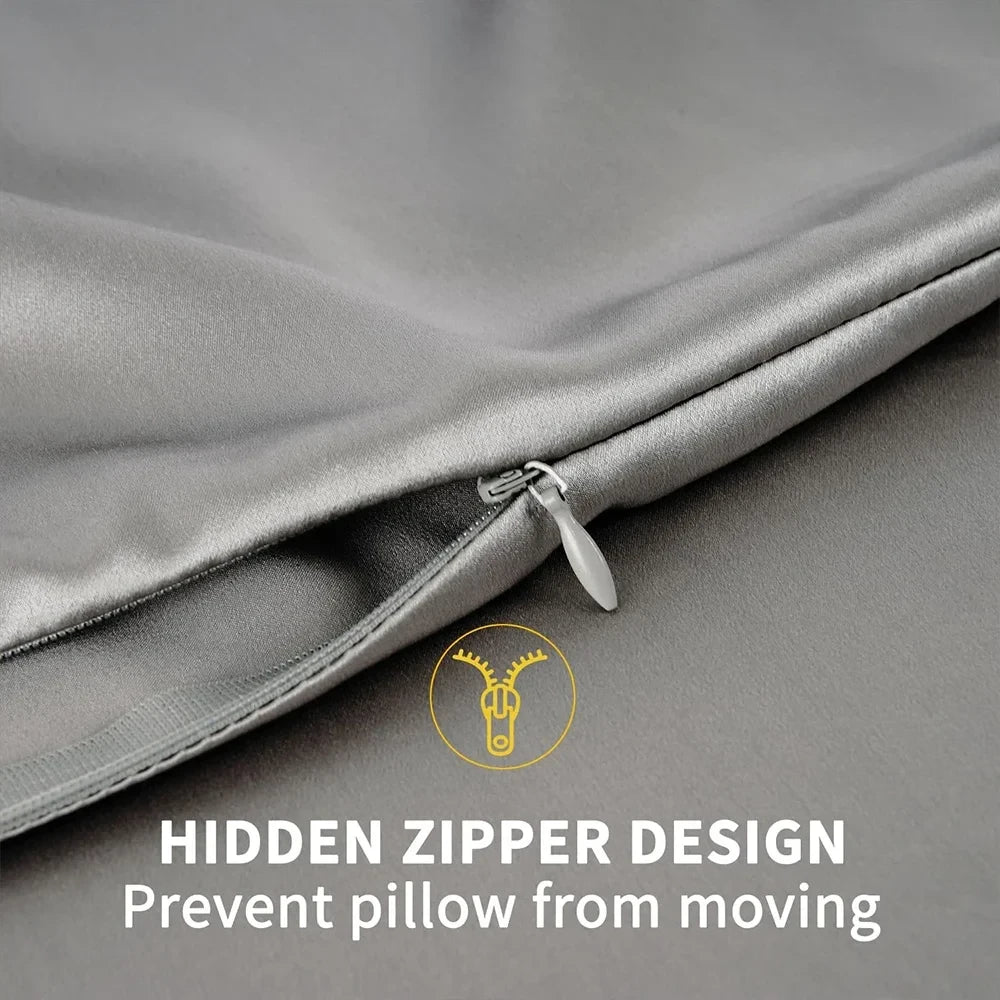 Mulberry Silk Pillowcase Hidden Zipper