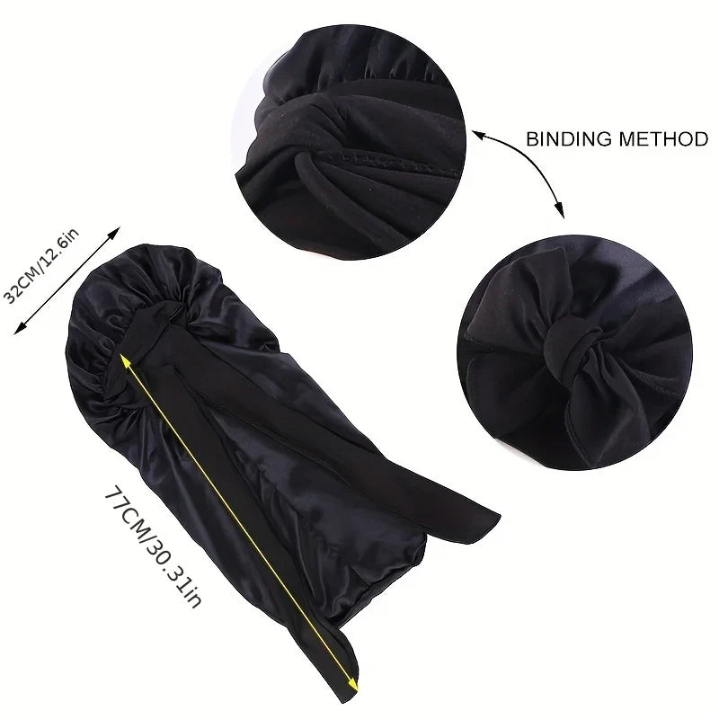 Long Satin Bonnet