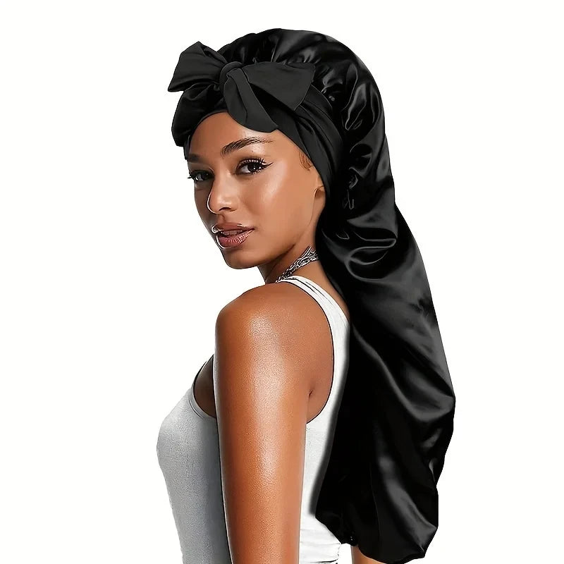 Long Satin Bonnet