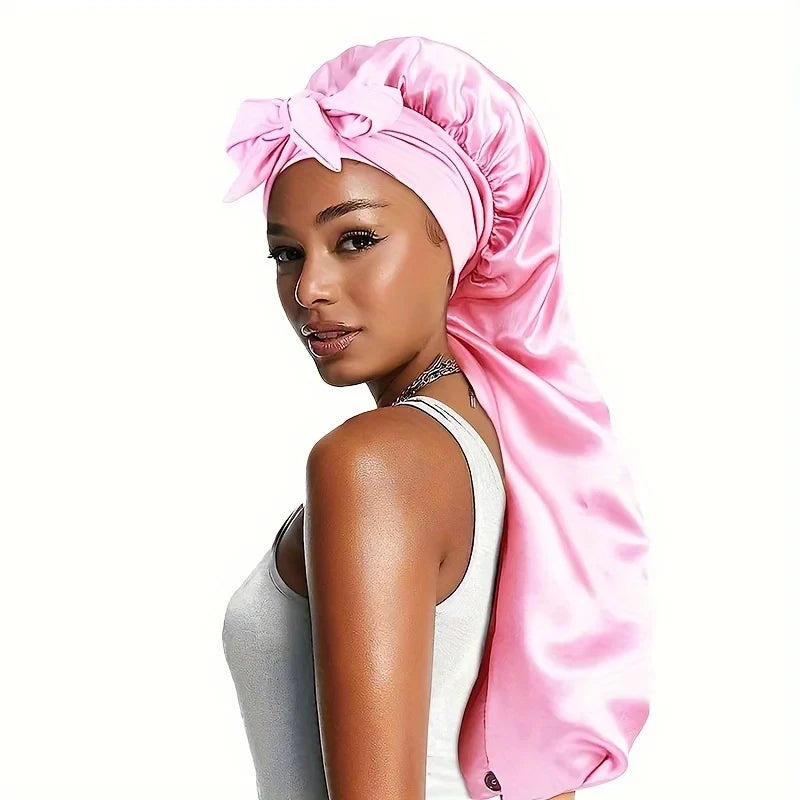 Long Satin Bonnet