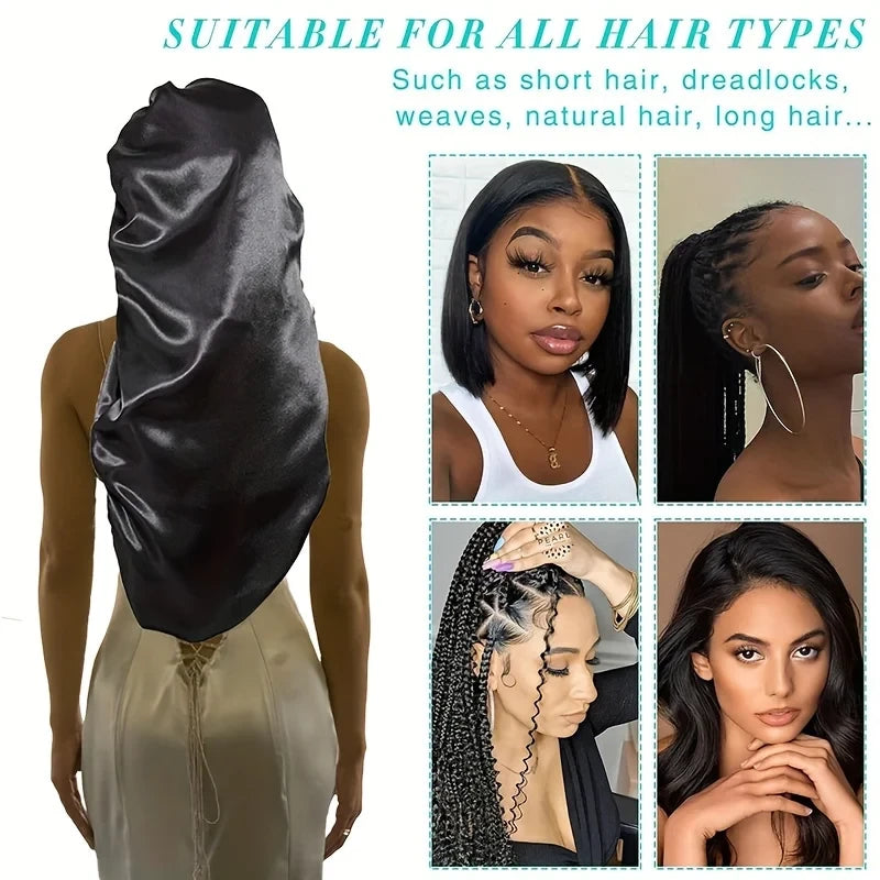 Long Satin Bonnet