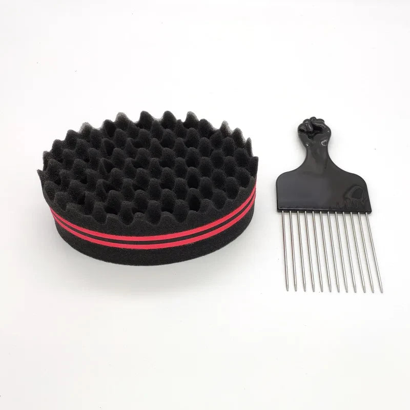 Hair Twist Sponge Gloves