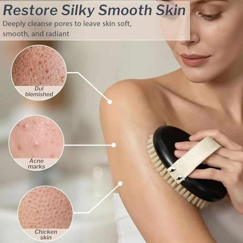 Natural Bristle Dry Brush